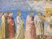 GIOTTO di Bondone The Marriage Procession of the Virgin (mk08) oil painting picture wholesale